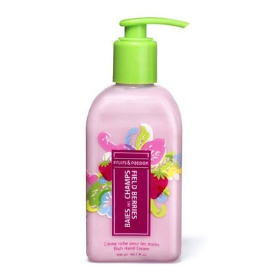 Fruits & Passion Rich Hand Cream, Field Berries, 9.6-Ounce Bottle