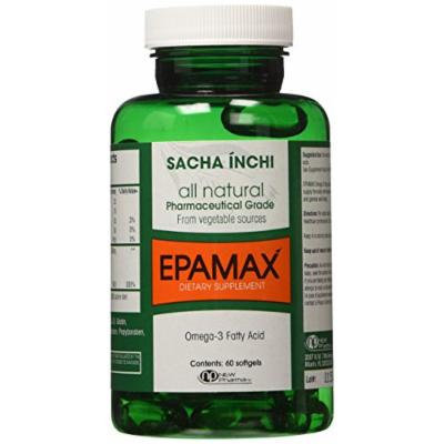 Sacha Inchi- Epamax, 900mg, 60 SoftGels, 100% Vegetable Source of Omega 3 Fatty Acids
