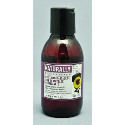 Upper Canada Soap Candle Upper Canada Soap And Candle Naturally Nourishing Massage Oil, Pressed Olive Avocado, 4-Ounce Bottle (Pack of 2)