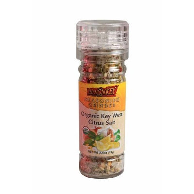 Red Monkey Foods Key West Citrus Salt Grinder, 2.6-Ounce Bottles (Pack of 6)