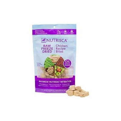 Dogswell NUTRISCA ChickenDinner Bites Freeze Dried Dog Treats, 5 oz.