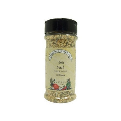 Lizzie's Kitchen No Salt Seasoning, 4.1-Ounce Plastic Jars (Pack of 4)