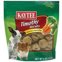 Kaytee Products Inc Kaytee Timothy Hay Baked Small Animal Treat 4 Ounce Carrot