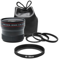 Precision Design 0.20x HD High Definition Fisheye Lens for Sony NEX-C3, NEX-F3, NEX-5N, NEX-5R, NEX-6, NEX-7 Digital Cameras