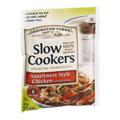 Orrington Farms Slow Cookers Seasoning Southwest Style Chicken
