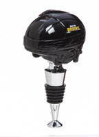 Boston Bruins Logo Helmet Wine Bottle Stopper