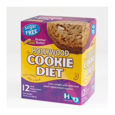The Hollywood Cookie Diet Peanut Butter Meal Replacement Cookies