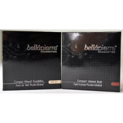 Bella Pierre Mix & Match: Choose Pressed Foundation + Pressed Blush - Free Gift LED Key Chain