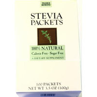 Trader Darwin's STEVIA Packets - 100 Packets, 100% Natural, By Trader Joe's