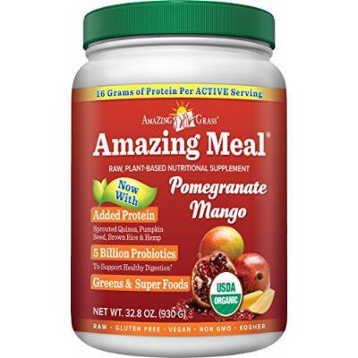 Amazing Grass Amazing Meal Pomegranate Mango, 30 servings, 32.5 Ounce (Packaging May Vary)