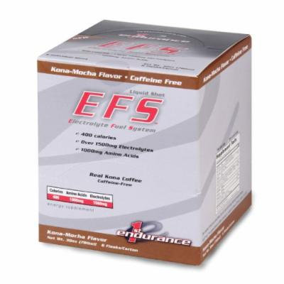First Endurance EFS Liquid Shot Flasks, Tray of 6 - Kona-Mocha
