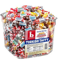 Bonomos Bonomo Turkish Taffy Assorted Twists Bulk Tub, 216 Count Net Weight 3 lbs ( 1.4 kg )