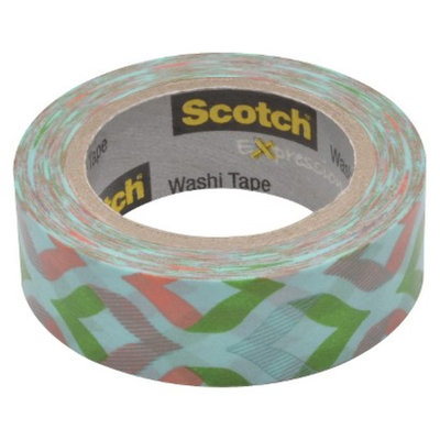 Scotch Washi Tape Peach/Mint 10mX15mm