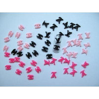 Nail Art 3d 60 Mix Letter for Nails, Cellphones 1cm