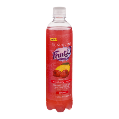 Fruit2O Flavored Sparkling Water Beverage Raspberry Lemon