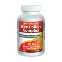 Best Naturals Bee Pollen Complex 1000 Mg 120 Tablets