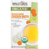 Wild Oats Marketplace Organic Reduced Sodium Chicken Broth, 32 oz