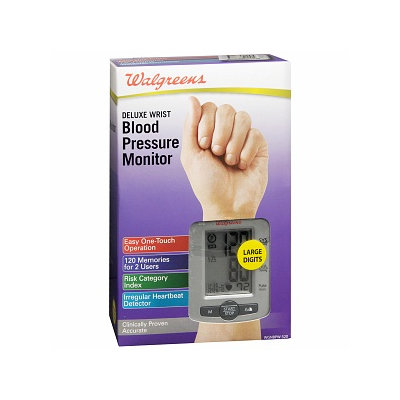 Walgreens Wrist Automatic Deluxe Blood Pressure Monitor