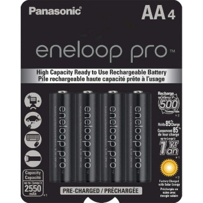 Panasonic HR-3UWXA4A Xx 4pk Aa Ni-mh Batteries Supl