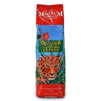Magnum Exotics Magnum Colombia Supremo Coffee, Whole Bean, 1 Lb Bag