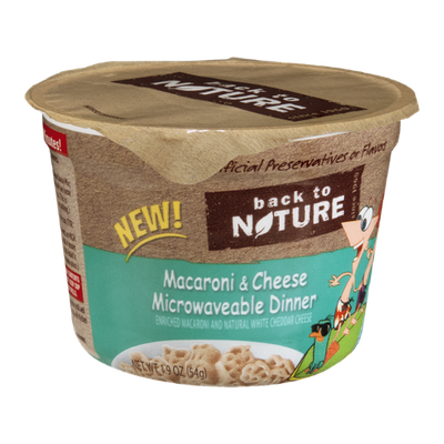 Back to Nature Macaroni & Cheese Microwaveable Dinner