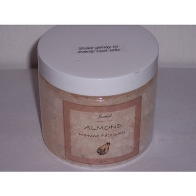 Jenteal Soaps Foaming Bath Salts, 16oz-Almond