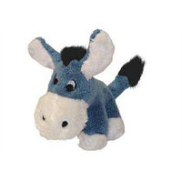 Kyjen PP01138, PipSqueaks Donkey Talking Plush Dog Toys Batteries Included, Small, Blue