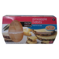 market pantry Market Pantry 4-pk. Pineapple Tidbits Fruit Cups 4-oz.