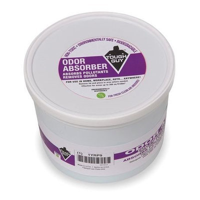 TOUGH GUY 1YRR1 Odor Absorber Gel Sponge, Size 4 lb, PK4