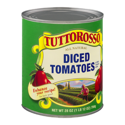 Tuttorosso All Natural Diced Tomatoes