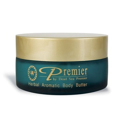 Dead Sea Premier Premier Dead Sea Body Butter, Green, Herbal, 5.9175-Fluid Ounce