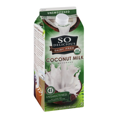 So Delicious Coconut Milk Dairy Free Unsweetened