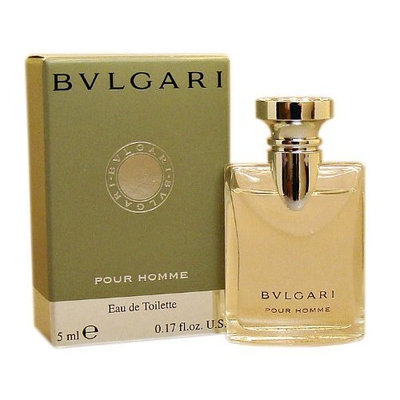 Bvlgari Pour Homme by Bvlgari for Men 0.17 oz Eau de Toilette Miniature Collectible