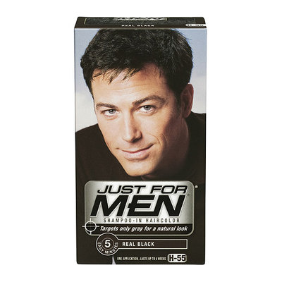 Just For Men Shampoo-In Hair Color Real Black