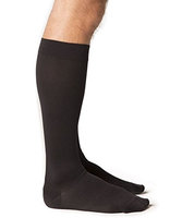 Sigvaris Midtown Microfiber 821CSSM99 15-20 mmHg Closed Toe Mens Calf Small Short - Black