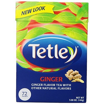 Tetley Tea, Ginger, 72-Count Tea Bags (Pack of 3)
