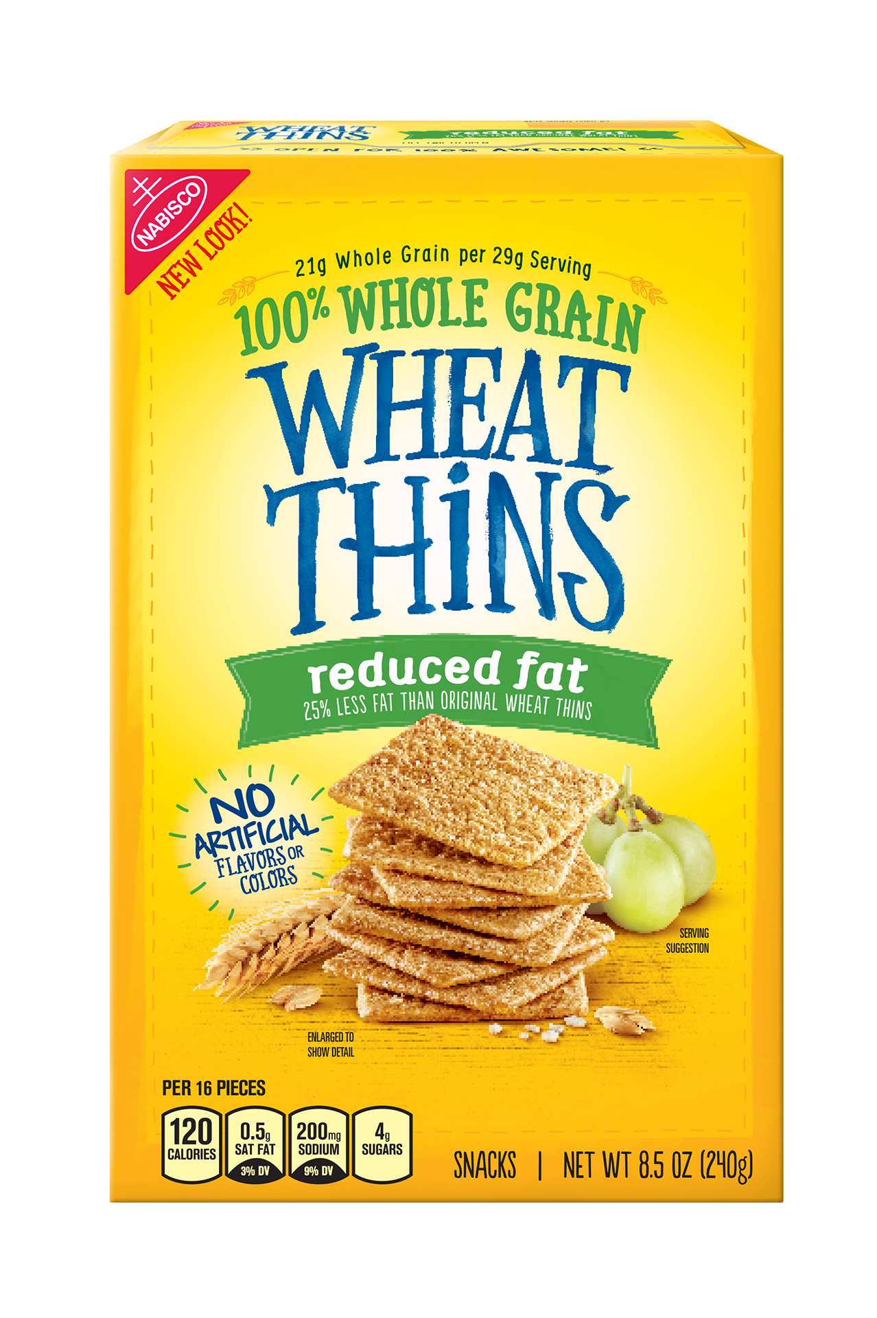 Nabisco Wheat Thins Reduced Fat 100% Whole Grain Crackers
