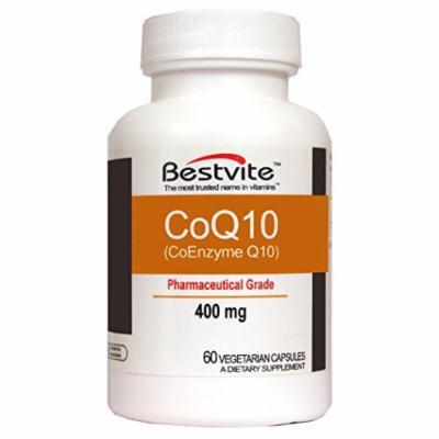 Coenzme CoQ10 400mg (60 Vegetarian Capsules) Naturally Fermented