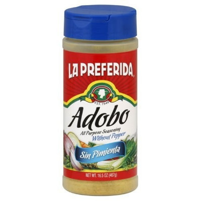 La Preferida Adobo Sin Pimienta, 16.5-Ounce (Pack of 6)