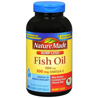 Nature Made Fish Oil 1000 mg Dietary Supplement Liquid Softgels