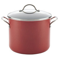 Meyer Corporation Us-farberware Division 12-Quart Covered Stockpot, Red