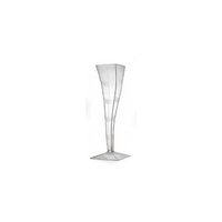 Fineline Settings 1205 Wavetrends 5 oz Clear Champagne Flute