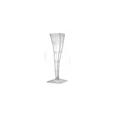 Fineline Settings 1205 Wavetrends 5 oz Clear Champagne Flute