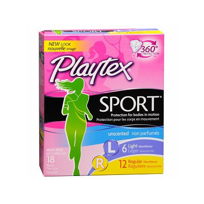 Playtex Sport Tampons with Plastic Applicators Unscented Multipack