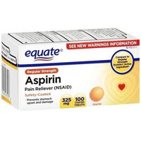 Equate - Aspirin 325 mg, Regular Strength, 100 Tablets, Enteric Coated (Compare to Ecotrin)