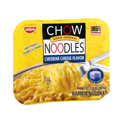 Nissin Chow Noodles Cheddar Cheese Flavor Ramen