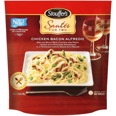 Stouffer's Sautes For Two Chicken Bacon Alfredo Entree