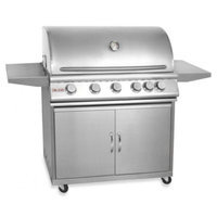 Blaze Outdoor Products 5-Burner Propane Gas Grill With Rear Infrared Burner On Cart