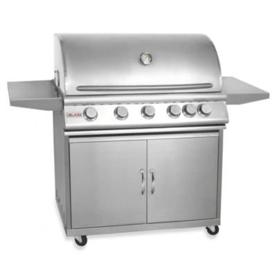 Blaze Outdoor Products 5-Burner Propane Gas Grill With Rear Infrared Burner On Cart