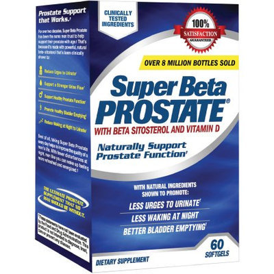 Super Beta Prostate Dietary Supplement Softgels, 60 count